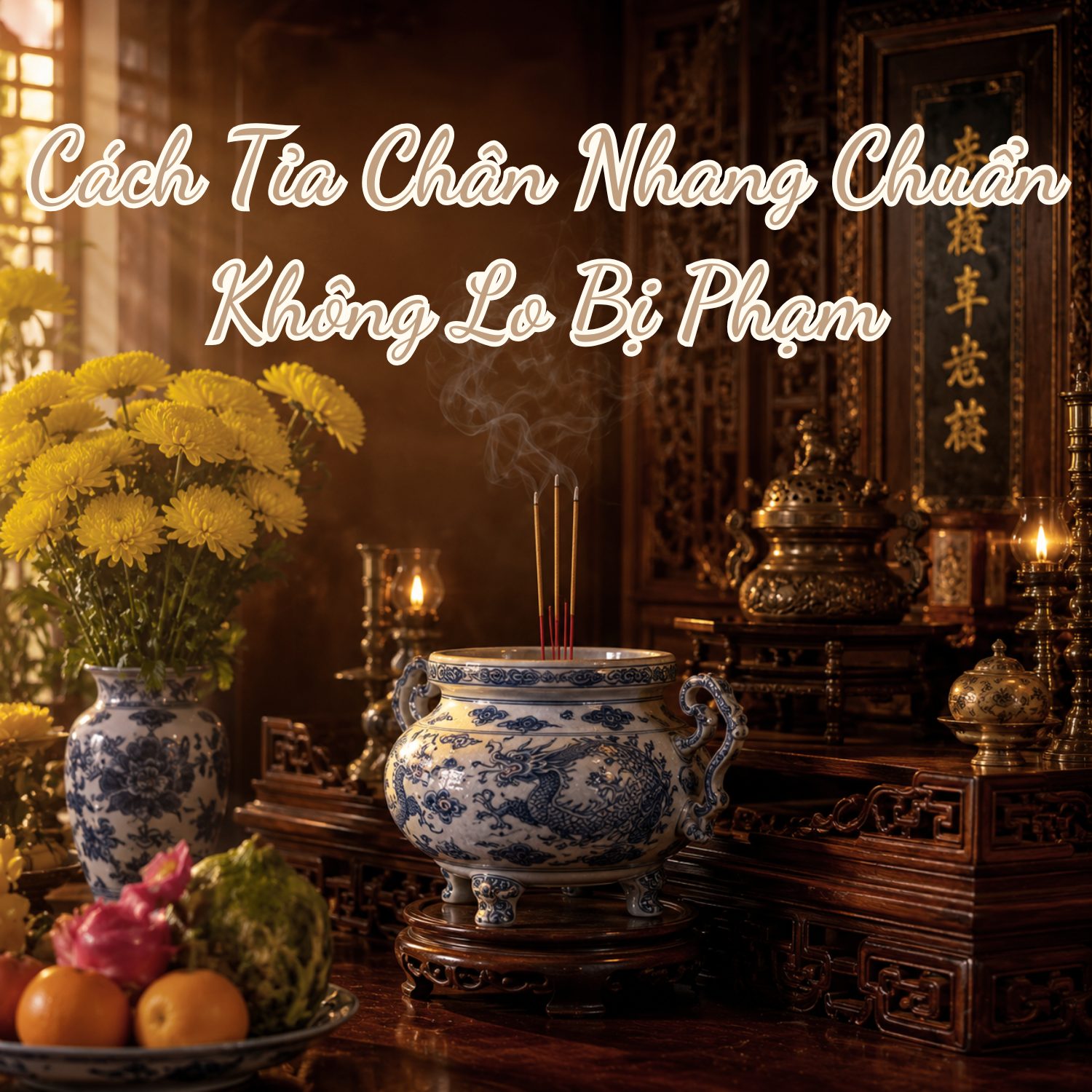 Cách Tỉa Chân Nhang Chuẩn – Không Lo Bị Phạm, Xem Ngay!