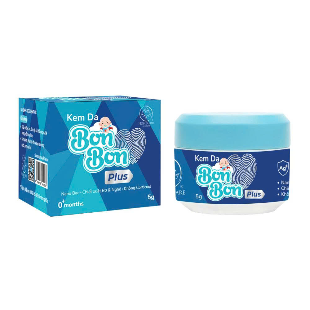 Kem Bôi Dịu Da Bon Bon Phiên Bản Plus Cho Bé (Kem Bôi Mẩn Ngứa - Hăm - Chàm Sữa) Home Care