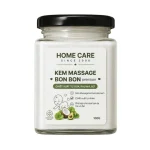 Kem Massage Bon Bon Premium Chiết Xuất Dừa, Rau Má, Bơ Dưỡng Ẩm, Mềm Da Home Care Chính Hãng 50g