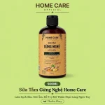 Sữa Tắm Gừng Nghệ Giữ Ấm Và Sáng Da, Bay Mụn Lưng, Ngực, Tay, Thuần Chay Chính Hãng Home Care 500ml