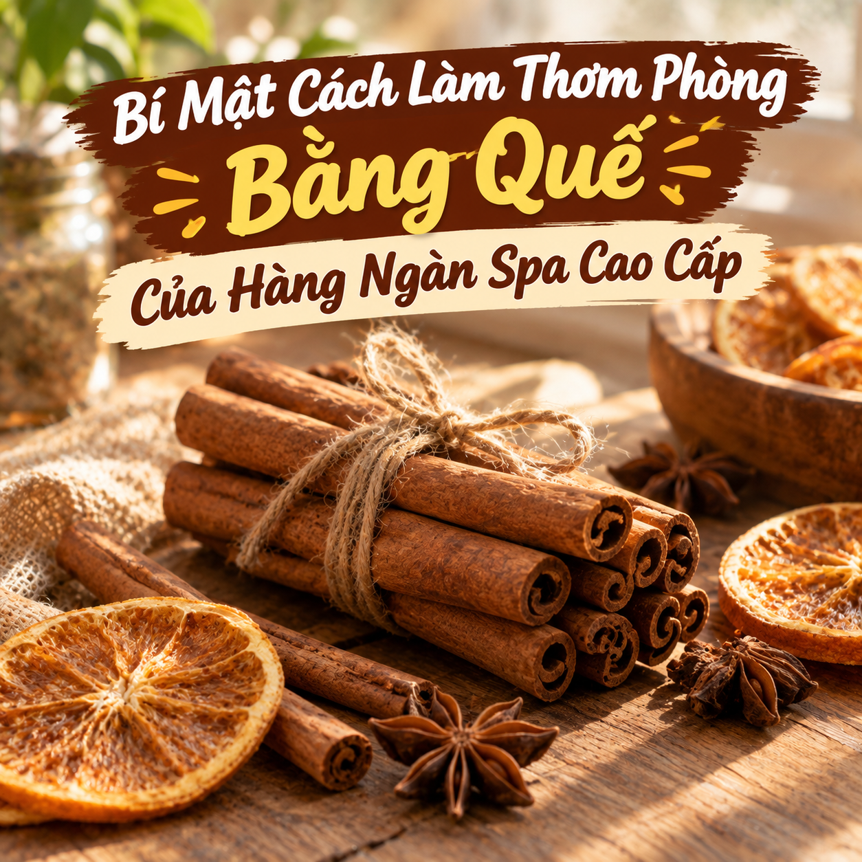 Bí Mật Cách Làm Thơm Phòng Bằng Quế Của Hàng Ngàn Spa Cao Cấp