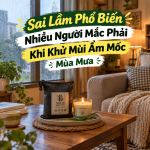 Sai Lầm Phổ Biến Nhiều Người Mắc Phải Khi Khử Mùi Ẩm Mốc Mùa Mưa