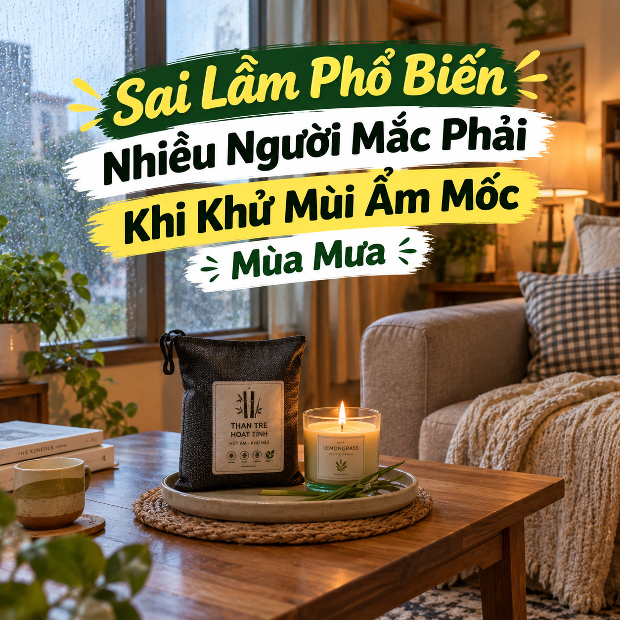 Sai Lầm Phổ Biến Nhiều Người Mắc Phải Khi Khử Mùi Ẩm Mốc Mùa Mưa