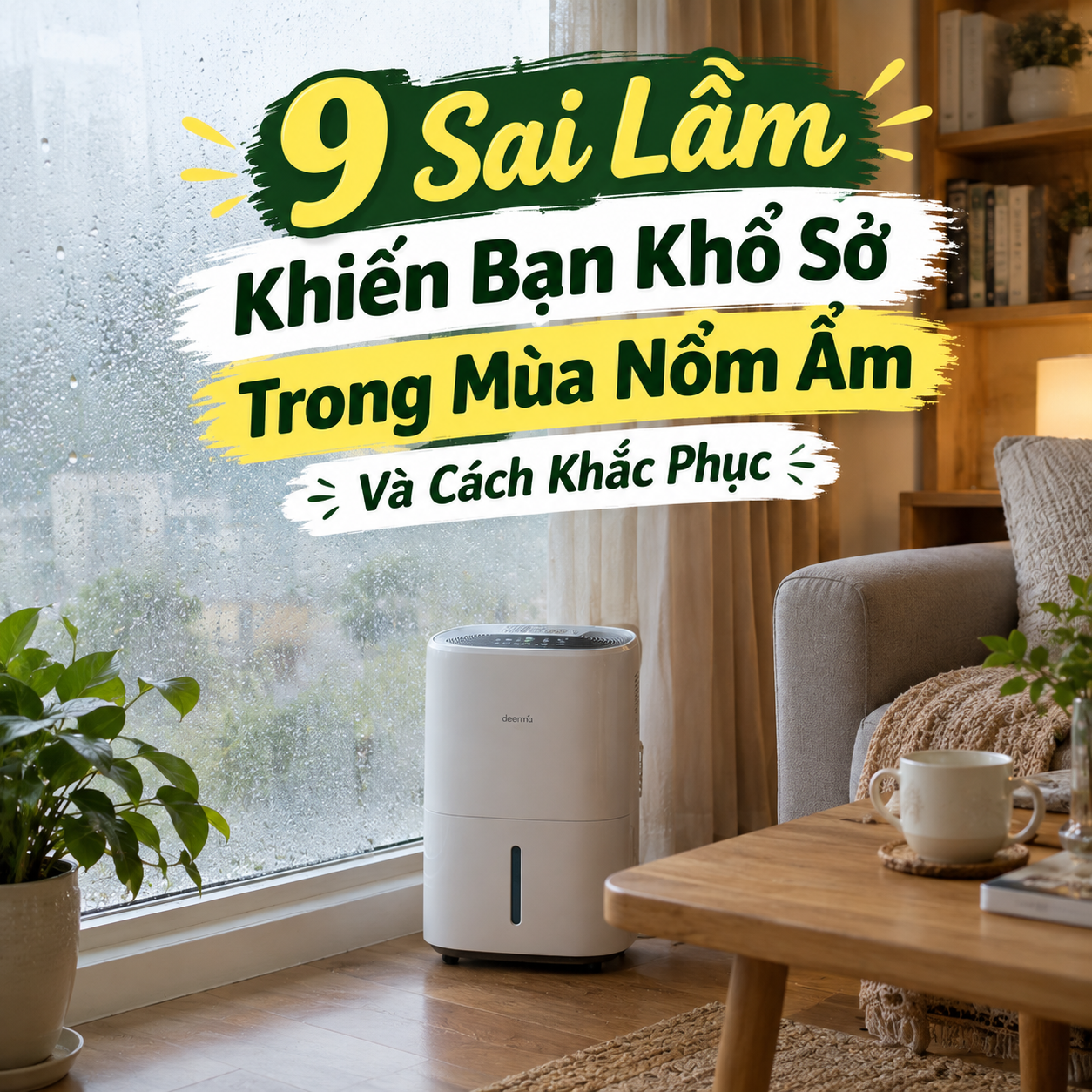 9 Sai Lầm Khiến Bạn Khổ Sở Trong Mùa Nồm Ẩm Và Cách Khắc Phục