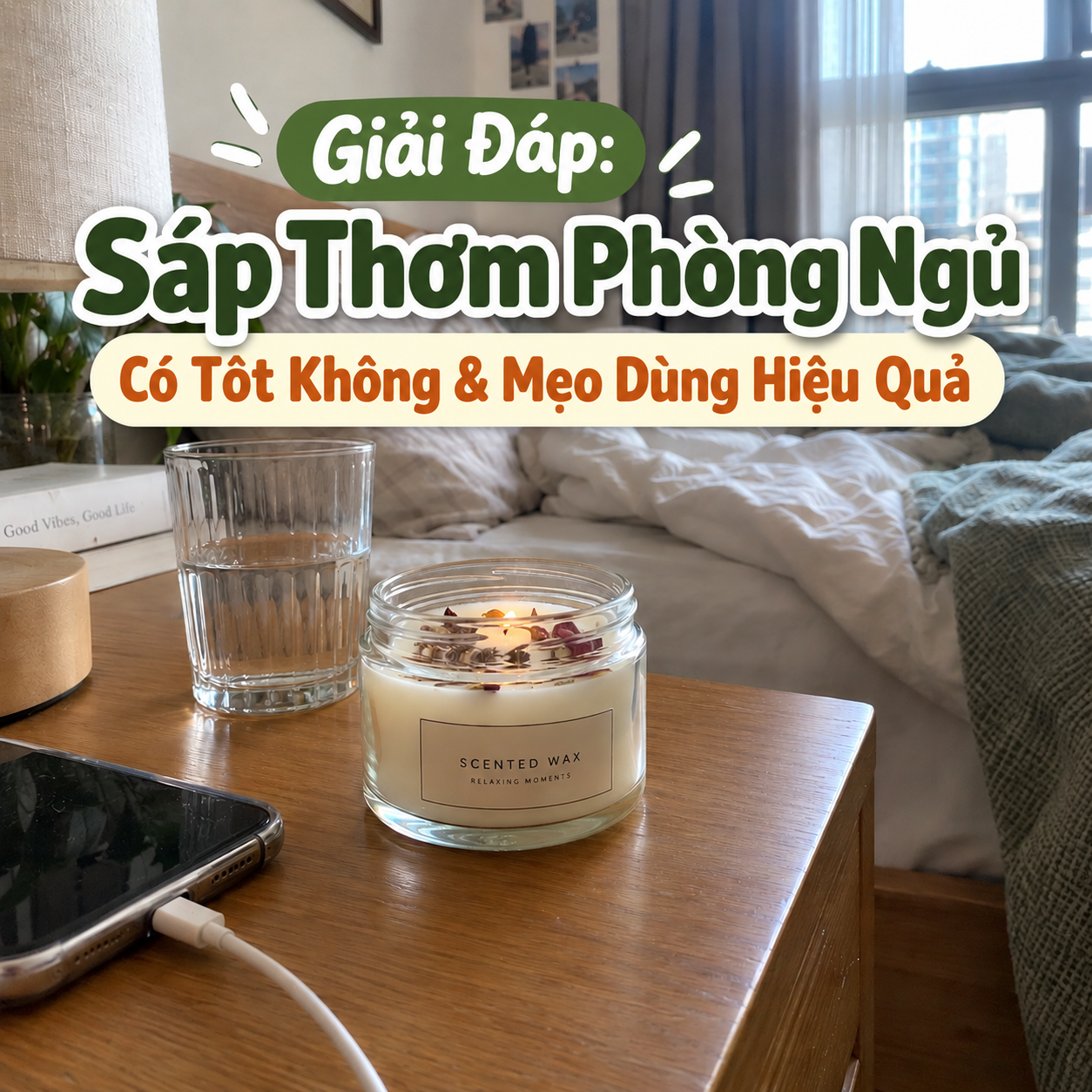 Giải Đáp: Sáp Thơm Phòng Ngủ Có Tốt Không & Mẹo Dùng Hiệu Quả