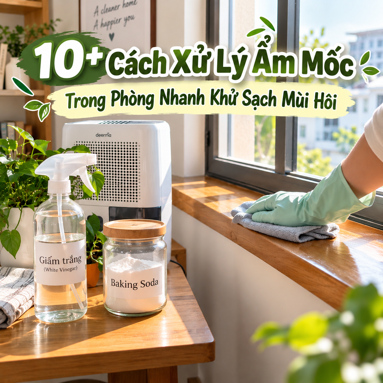 10+ Cách Xử Lý Ẩm Mốc Trong Phòng Nhanh Khử Sạch Mùi Hôi